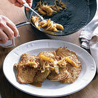Pork Cutlets with Apples & Onions