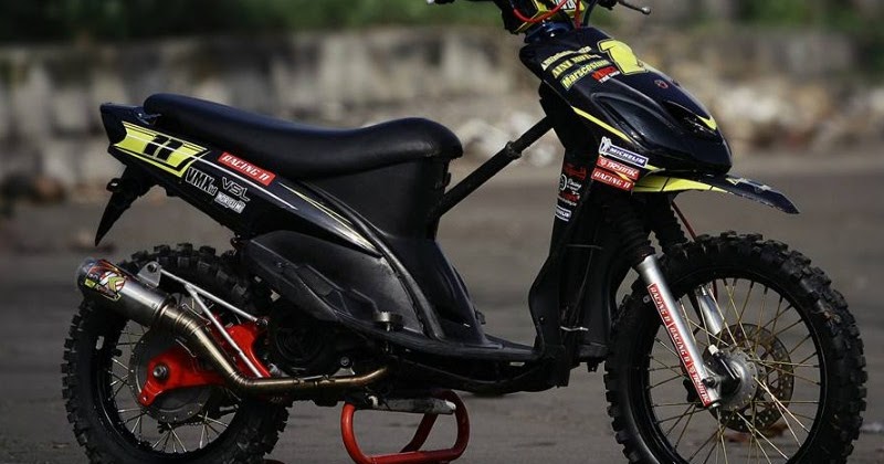 modifikasi mio grasstrack  paling bagus