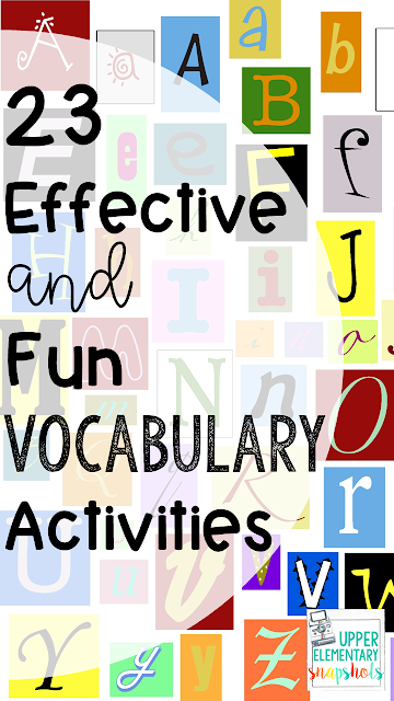 vocabulary building assignment