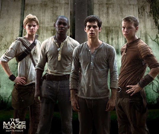 thomas brodie sangster, aml ameen, dylan o'brien, will poulter