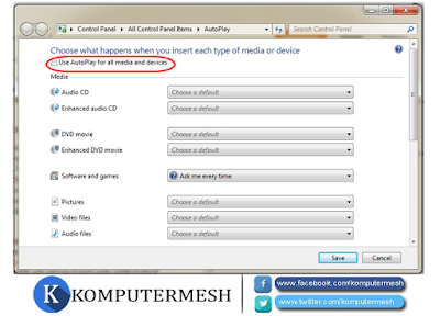  Cara Mematikan Autorun (Autoplay) Flashdisk Windows 7