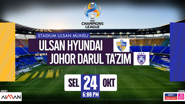 Ulsan Hyundai vs JDT ACL AFC Champions League 2023
