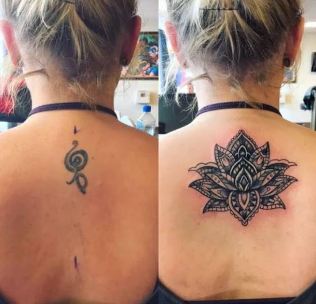 
Even Poor Tattoos Can Be Beautifully Covered (16 pics). 