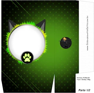 Cat Noir Free Printable Box.