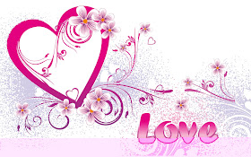 Cute Heart and Love Wallpapers with Different Backgrounds