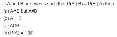 Solutions Class 12 गणित-II Chapter-13 (प्रायिकता)