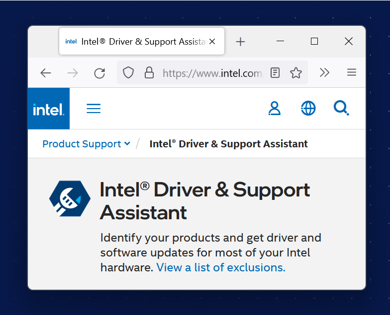 The Intel Driver Support Assistant is a great tool to automatically update your Intel Arc GPU.