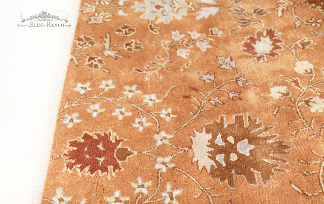 Burnt Orange Rug, Bliss-Ranch.com