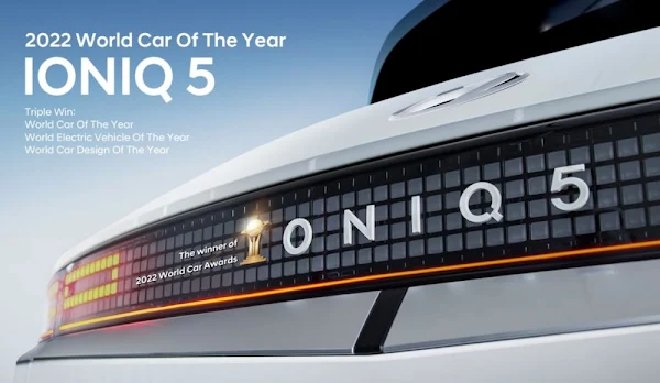 Hyundai IONIC 5 é eleito World Car of the Year 2022