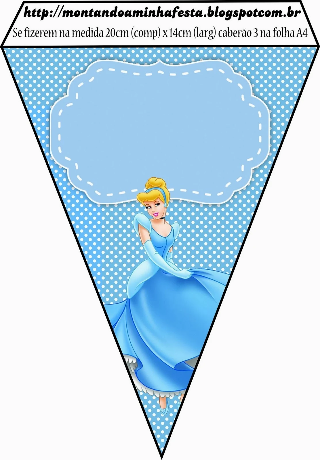 Cinderella Free Printable Party Banners.