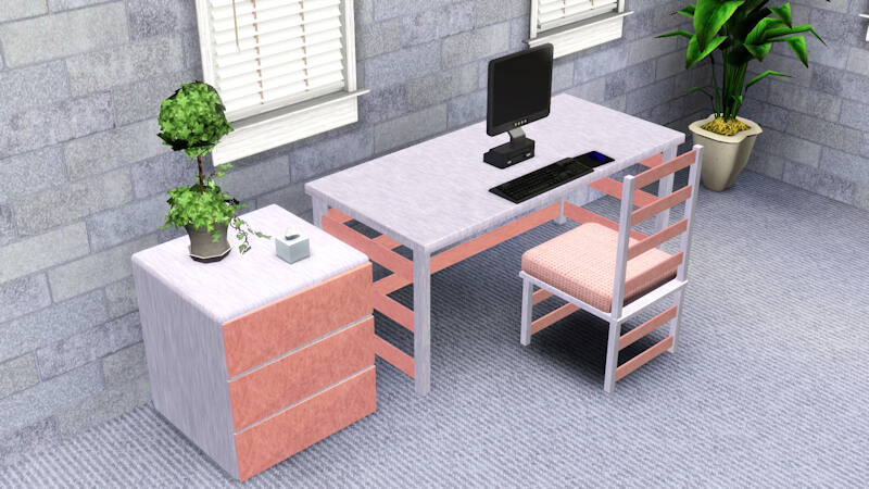 The Sims 3 Study Room