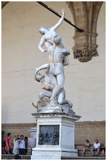 Loggia dei Lanzi - Florencja - Włochy - Porwanie Sabinek