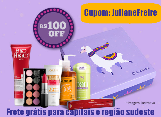 CUPOM DESCONTO GLAMBOX FRETE GRATIS