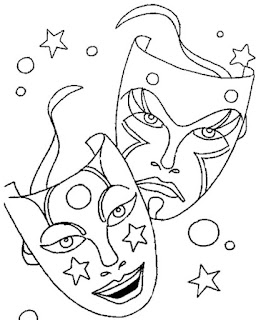 Mardi Gras Coloring pages to print for free