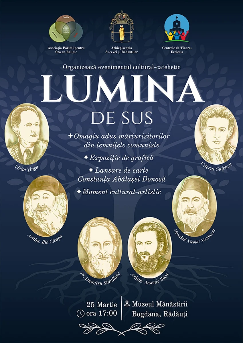 Lumina de sus, eveniment cultural-catehetic la Mănăstirea Bogdana din Rădăuți