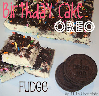 Birthday Cake Oreo on Dip It In Chocolate  Birthday Cake Oreo Fudge