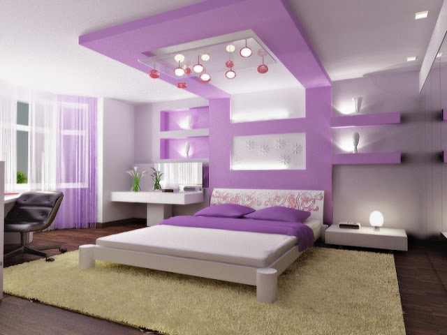 Desain Plafon Kamar Tidur Modern dan Cantik