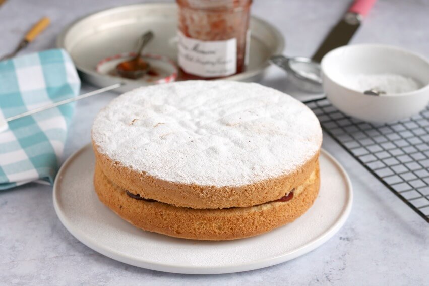 Fat Free and Reduced Sugar Sponge Cake