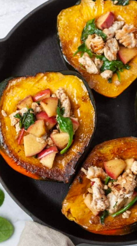 PALEO STUFFED ACORN SQUASH