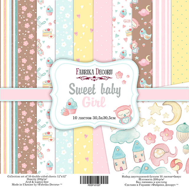 Coleccion "Sweet baby. Girl" - Fabrika Decoru