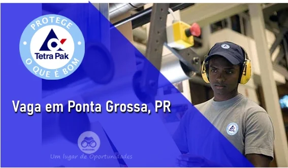 Oportunidade temporária para Tetra Pak em Ponta Grossa