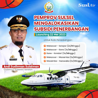 Gambar Subsidi Tiket Pesawat Sulsel