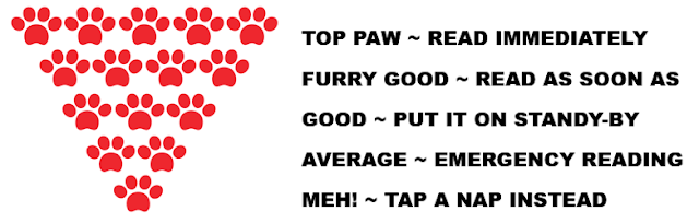 Amber's Book Reviews Paw Rating Scale ©BionicBasil® Red