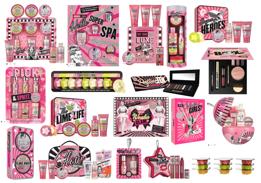 Soap and Glory Christmas Gift Sets 2017 