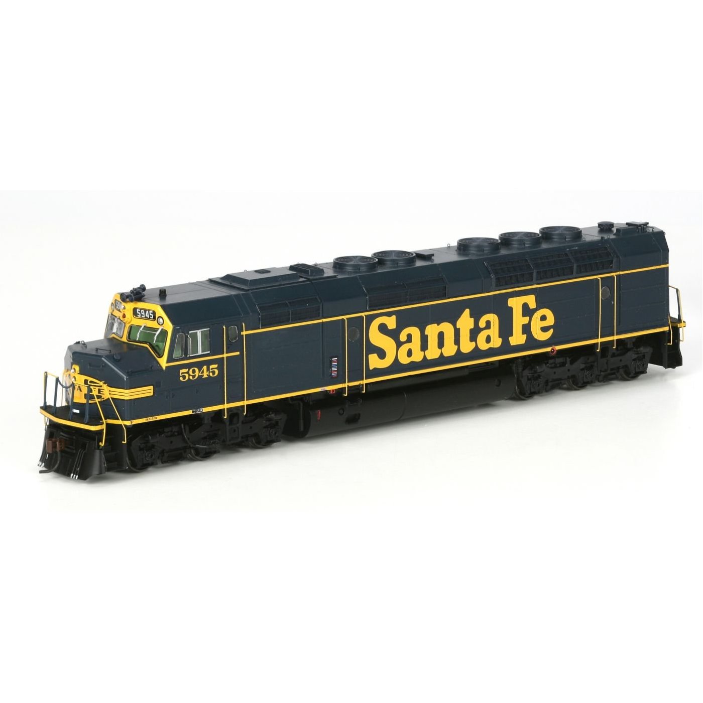 Athearn HO Scale Locomotive FP45, Santa Fe / Pinstripe #5945