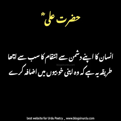 Hazrat Ali Quotes in Urdu