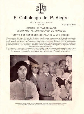 Número extraordinario dedicado al Cottolengo de Fragosa y la visita de Franco a las Hurdes.