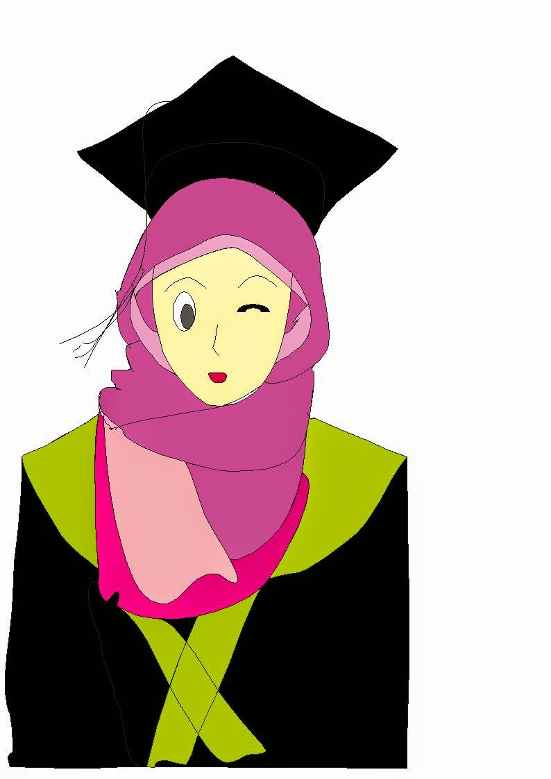 Top Gambar Kartun Muslimah Wisuda Top Gambar