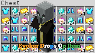Evoker Drops Op Item Addon || For Mcpe And Bedrock || By GamerFile Minecraft Data Pack