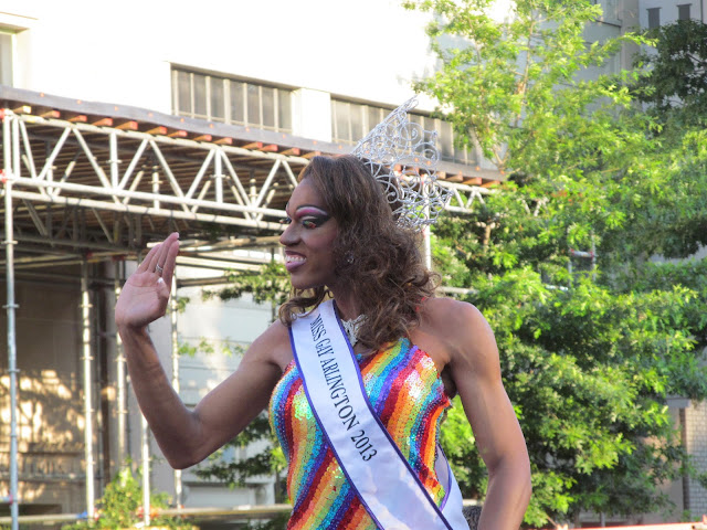 Miss Gay Arlington 2013 at the Capital Pride Parade