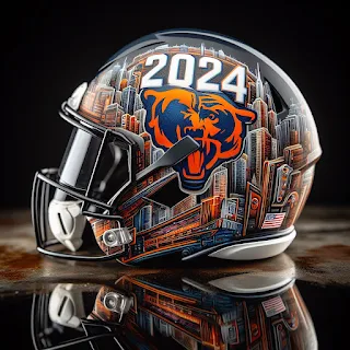 Chicago Bears 2024 Concept Helmets