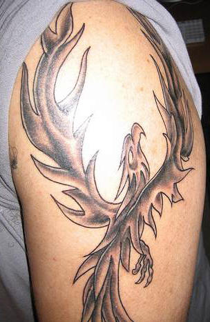 Phoenix Bird Tattoo