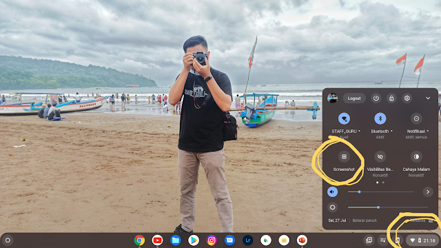 CARA CAPTURE LAYAR DI LAPTOP CHROMEBOOK