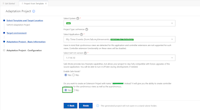 Fiori Adoptation Project for Extending Standard Fiori Application for onPremise using BAS