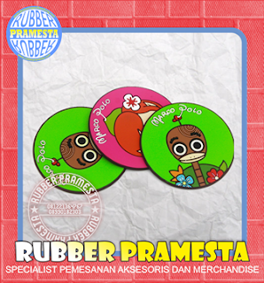 CUSTOM TATAKAN GELAS KARET | COASTERS RUBBER