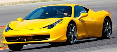 Ferrari 458 Italia yellow