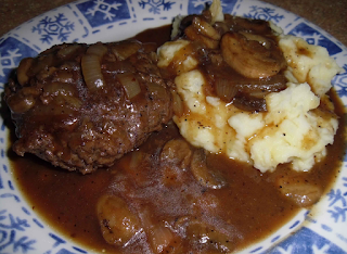 Hamburger Steak with Onion Gravy