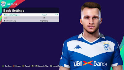 PES 2021 Faces Alfredo Donnarumma by Rachmad ABs