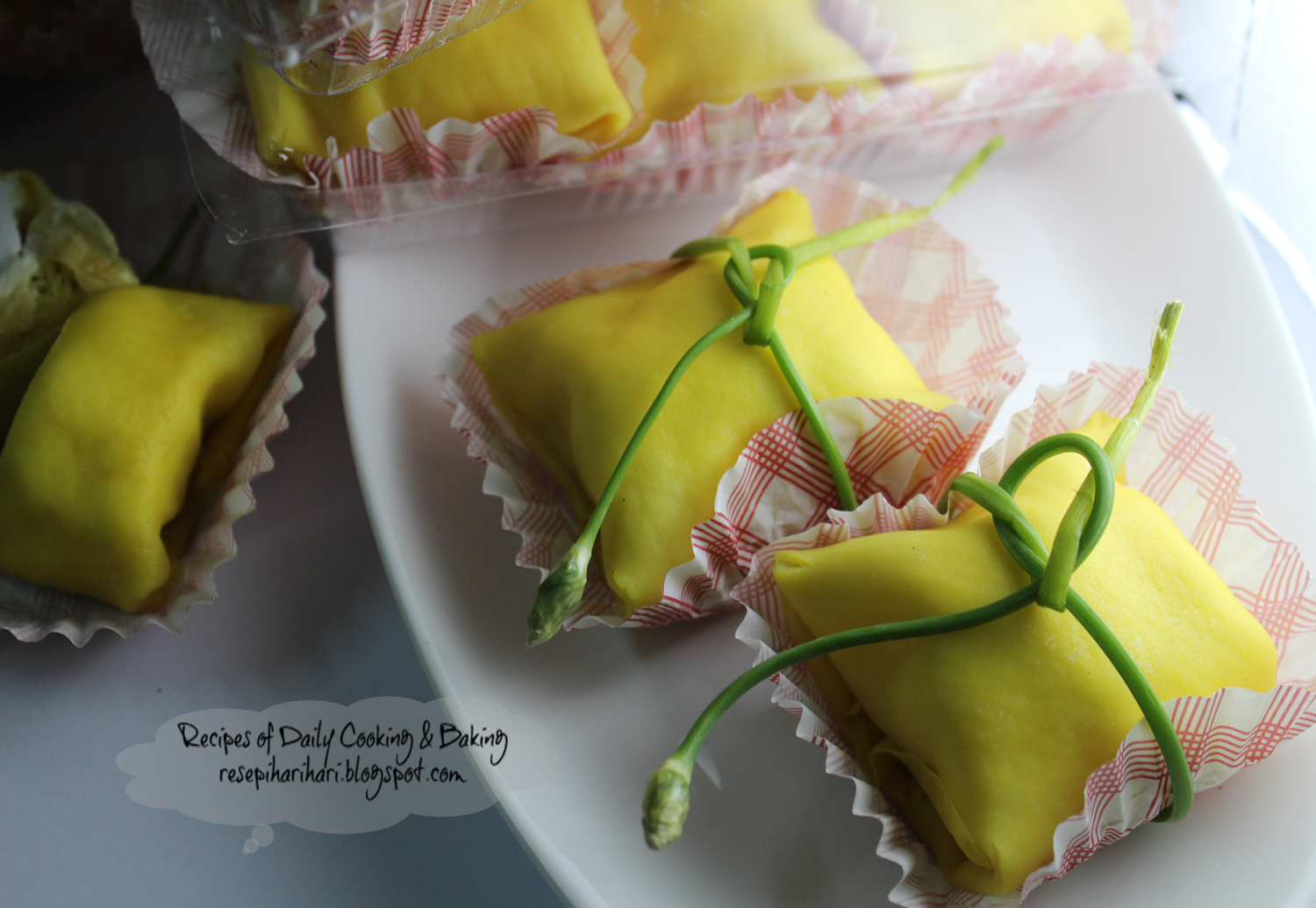 Recipes of Daily Cooking and Baking : CREPE DURIAN 