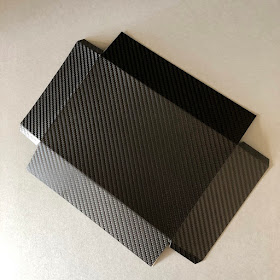 Make your own 3D Cardstock Lightbox - Using Silhouette Carbon Fibre Vinyl - by Janet Packer https://craftingquine.blogspot.co.uk for GraphtecGB Silhouette UK Blog.