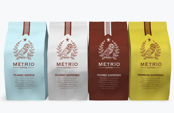 Metrio Coffee Visual Identity