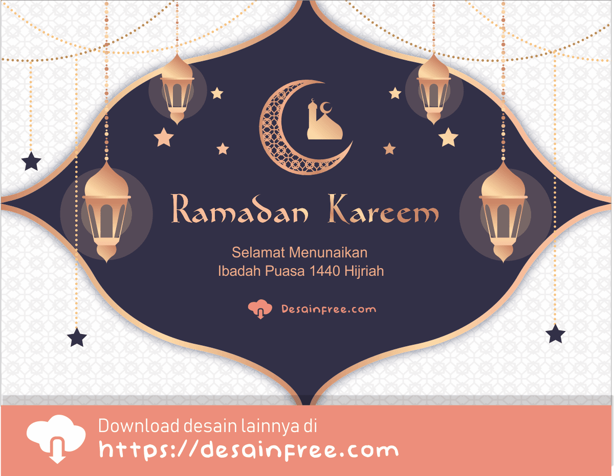 Banner Ramadhan  Elegan Format AI CDR  EPS Free Download 