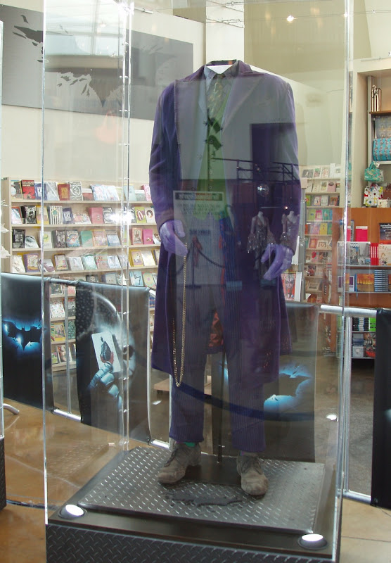 Heath Ledger's Joker costume in The Dark Knight movie