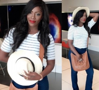 Tiwa Savage Steps Out In Style.