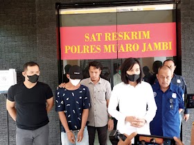 Polres Muaro Jambi Amankan Pelaku pembunuhan 