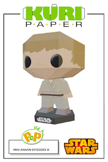 Pop Mini Anakin papercraft